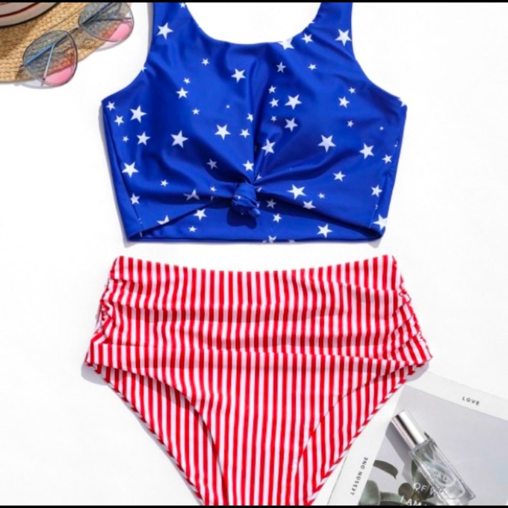 ZAFUL American Flag Tankini